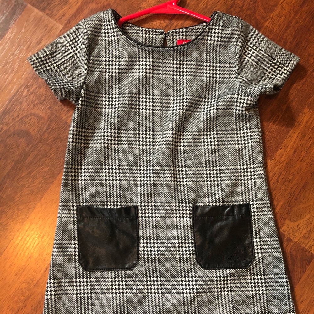 Guess plaid dress Little Girls size 4*